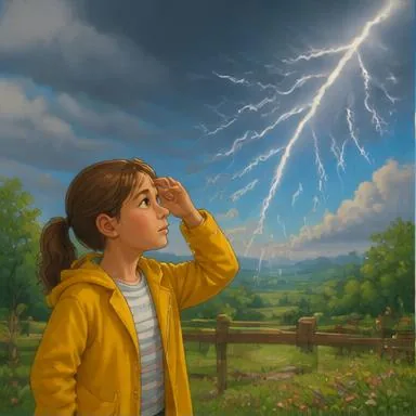 Obrázková ilustrácia k otázke: Prečo počuješ hrom neskôr, ako vidíš blesk?